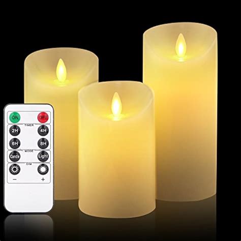 remote candles flickering